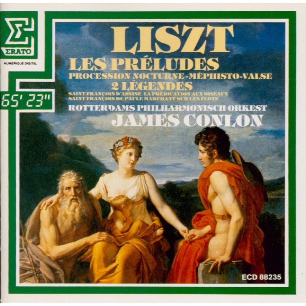 LISZT - Conlon - Les préludes, poème symphonique pour orchestre n°3 S.97..